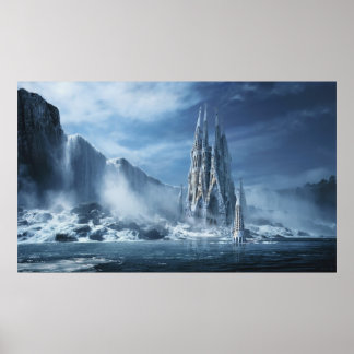 Poster Imaginaire gothique ou temple expiatoire