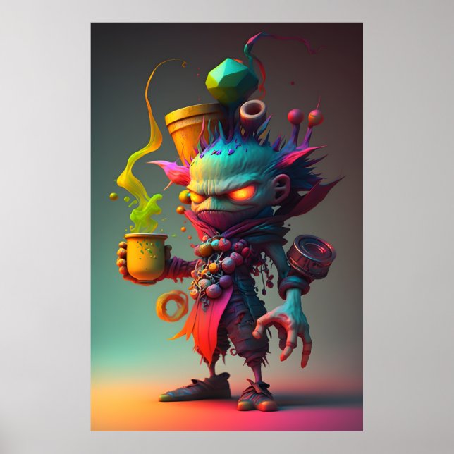 Poster Imaginaire magique pour enfants (Devant)