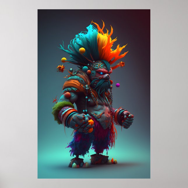 Poster Imaginaire magique pour enfants (Devant)