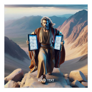 Poster Imaginaire mignon Moses dix commandements