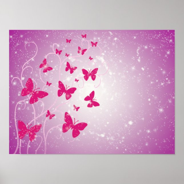 Poster Imaginaire papillon (Devant)
