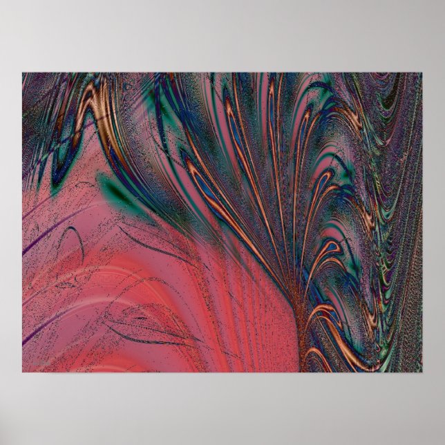 POSTER IMAGINAIRE PEACOCK (Devant)