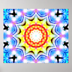 Poster Imaginaire Prêtre Mage Magique Vibrant Mandela