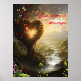 Poster Imaginaire royaumes de paysages magiques