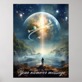 Poster Imaginaire royaumes de paysages magiques