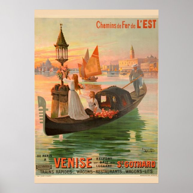 Poster Imaginaire Venise (Devant)