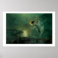 Imaginaire victorien Peinture de poitrine Art Impr