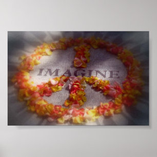 Poster Imaginez la paix