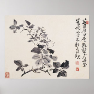 Poster Imitation de l'affiche des fleurs de Xu Wei No.5