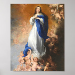Poster Immaculate Conception de Virgin Mary Murillo