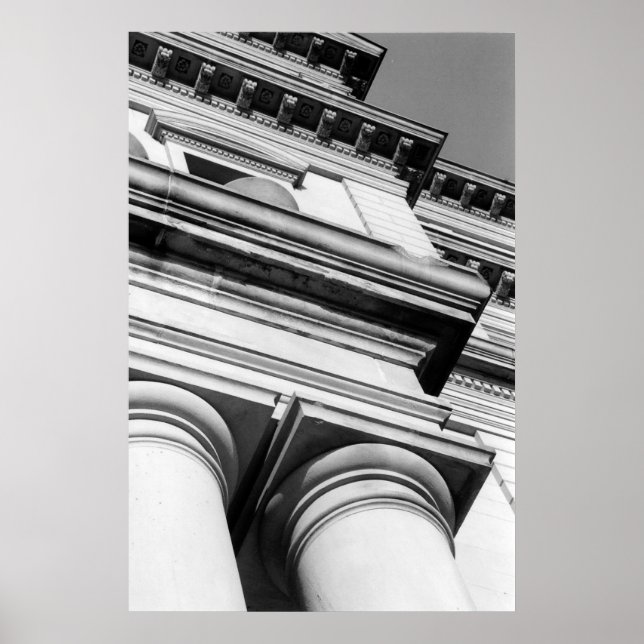 Poster Immeuble Capitol du Michigan (Devant)