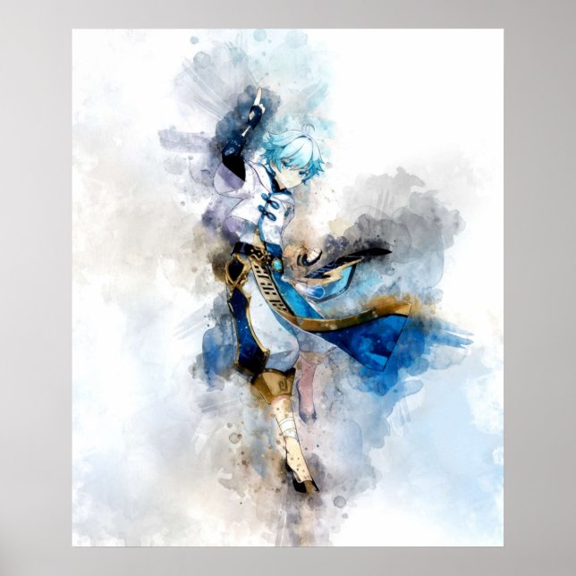 Poster Impact de Chongyun Genshin (Devant)