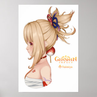 Poster Impact de Genshin : Yoimiya (fanart)