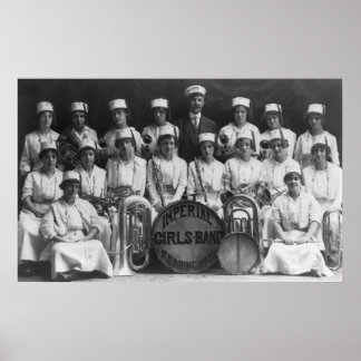 Poster Imperial Girls Band : 1915
