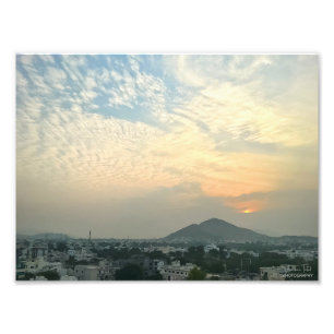 Poster Impression du lever du soleil magnifique