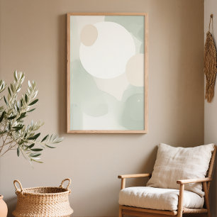 Poster Impression murale Abstraite japonaise minimale