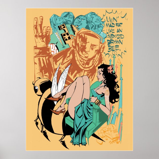 Poster Impression/Poster de matières grasses (Devant)