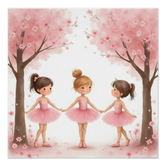 Poster Impressions de Pirouettes de Pétales