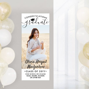 Poster Imprimable Graduation Félicitations Grand Photo Ve