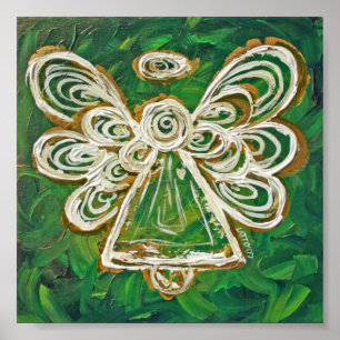 Poster Imprimantes d'art de l'affiche Green Guardian Ange