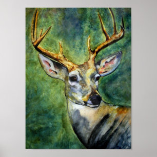 Poster Imprimantes d'art fin Dix Pointeurs (Cerf)