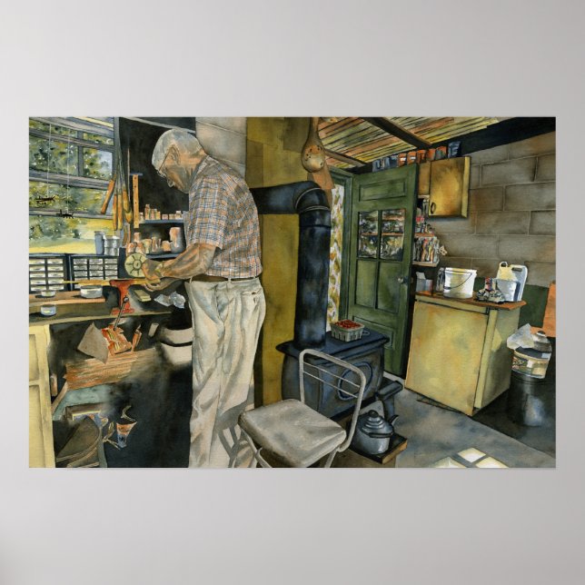 Poster Imprimantes de l'affiche de l'atelier (Devant)