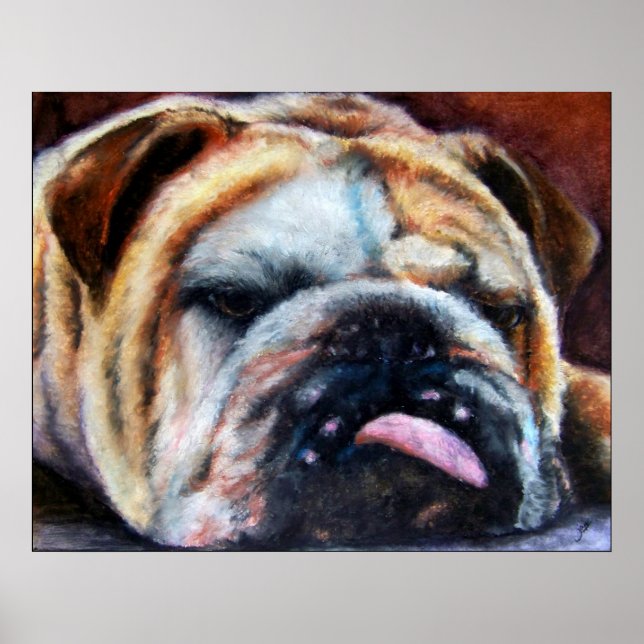 Poster Imprimantes épuisées (Bulldog) (Devant)