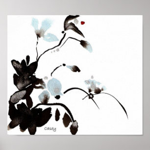 Poster Imprimé Bell Light Art