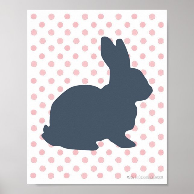 Poster Imprimé Bunny de Pâques (Devant)
