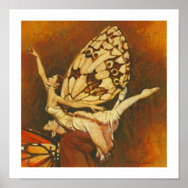 Poster imprimé de couple fairy (Devant)