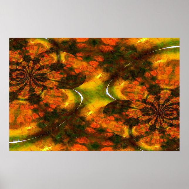 Poster imprimé de peinture Abstraite d'Asie orient (Devant)