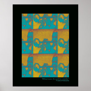 Poster imprimé de trompette pour murs