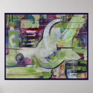Poster Imprimer 20x16dans Peinture originale Abstraite mo