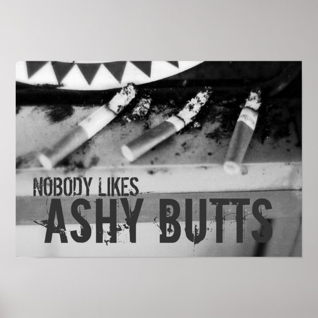 Poster Imprimer AshyBUTTS (Devant)