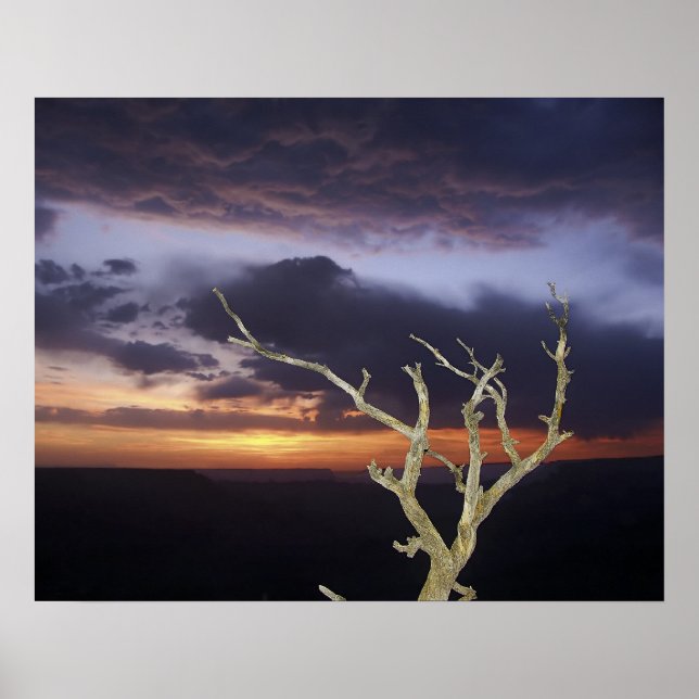 Poster Imprimer - Coucher de soleil du Grand Canyon (Devant)