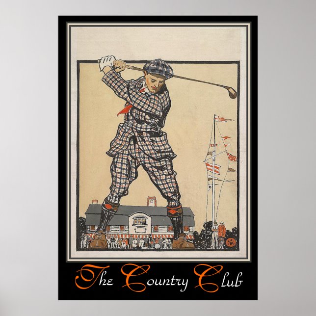 Poster Imprimer Country Club (Devant)