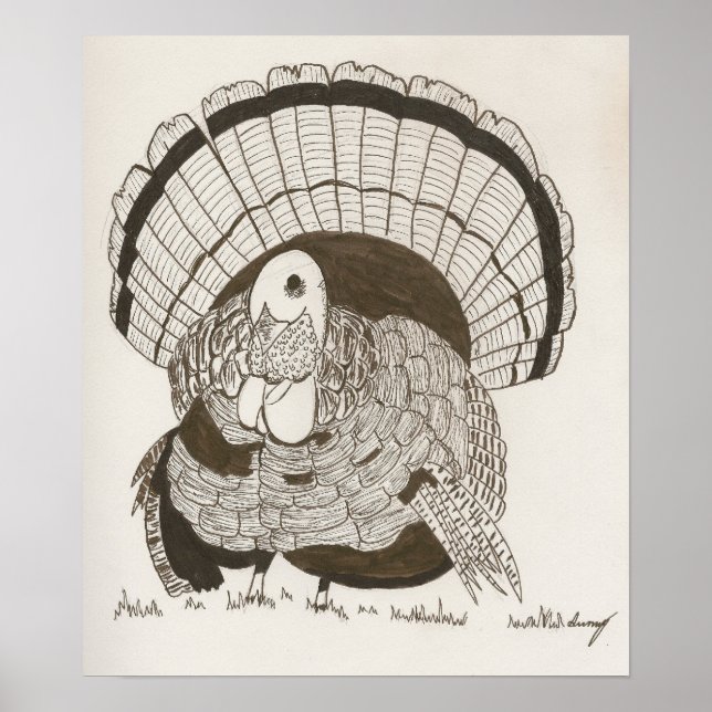 Poster Imprimer croquis Turquie (Devant)