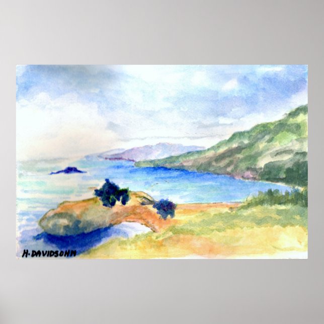 POSTER IMPRIMER DE TAILLE DE COLOSSAL - ART DE H DAVIDSOH (Devant)