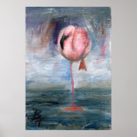 Imprimer Flamant rose ACEO