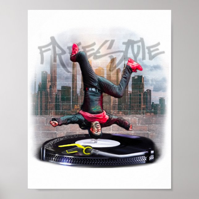 Poster Imprimer freestyle breakancer (Devant)