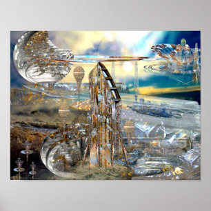 Poster Imprimer Glissade Station