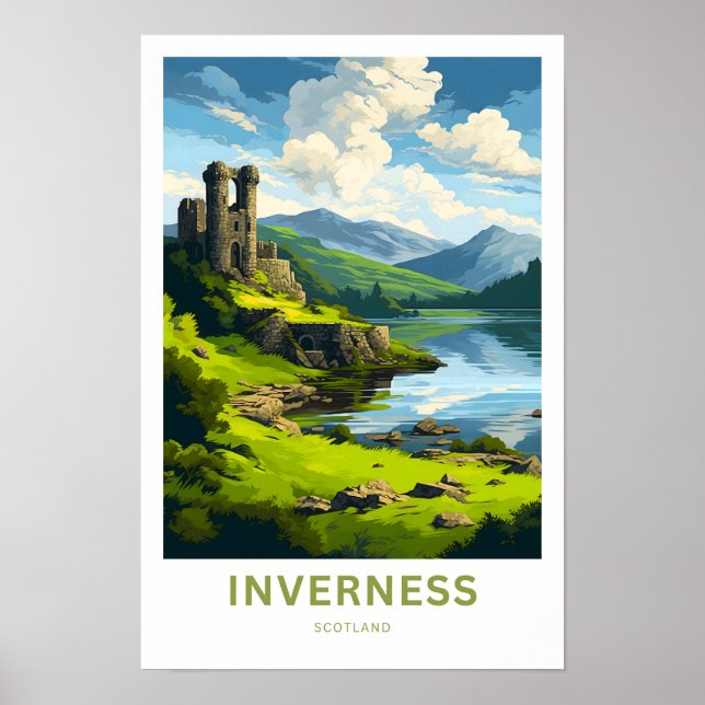 Poster Imprimer Inverness Scotland Travel (Devant)