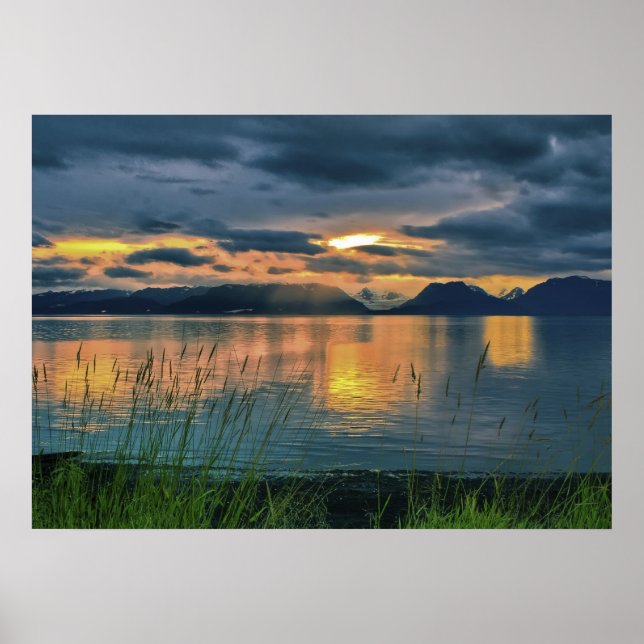 Poster Imprimer Kechemak Bay, Alaska (Devant)