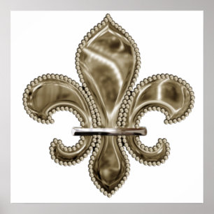 Poster Imprimer la fleur de Lis