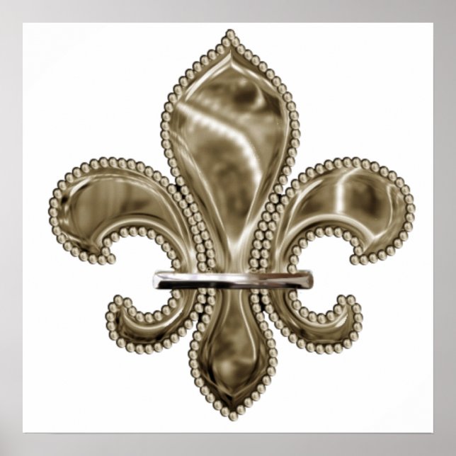 Poster Imprimer la fleur de Lis (Devant)