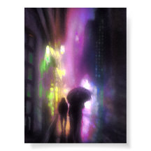 IMPRIMER LA PLUIE DE LA VILLE DE NUIT