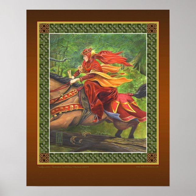 Poster Imprimer Lady Lunete (Devant)