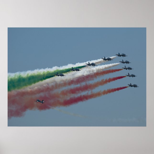 Poster Imprimer l'affiche de Frecce Tricolori (Devant)