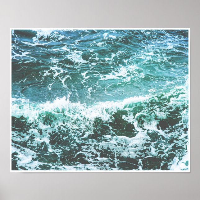 Poster Imprimer l'affiche Ocean Waves (Devant)