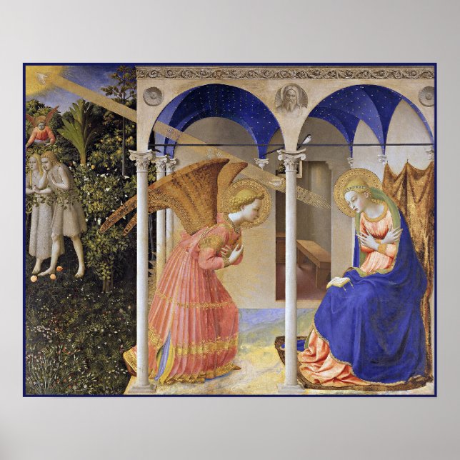 Poster Imprimer : L'annonce de Fra Angelico (Devant)